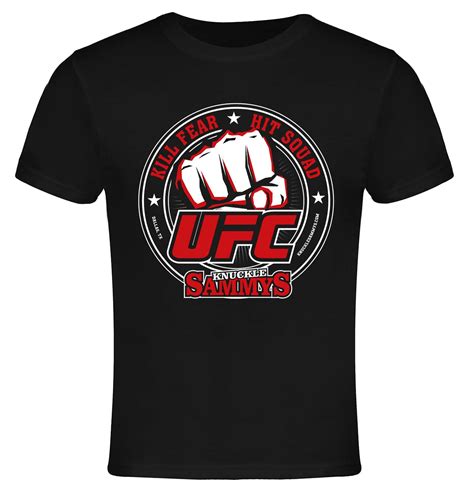 UFC T-Shirt - Black - Knuckle Sammys