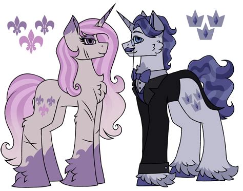 Fleur de lis and Fancy Pants {MLP-WNE-AU} by PegaCousinCeles on DeviantArt