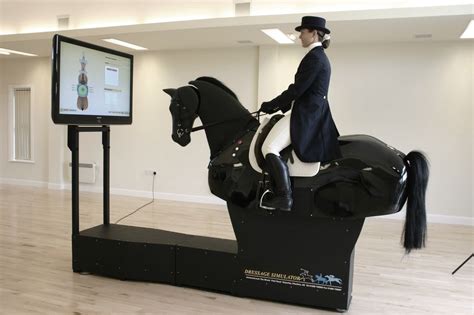 Dressage simulator; Interactive Dressage Simulator used to teach riders advanced level Dressage