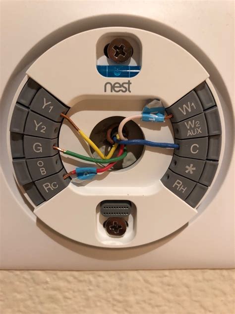 Where Does Blue Wire Go On Nest Thermostat - Coartsy