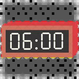 Digital clock Icon - Download in Flat Style