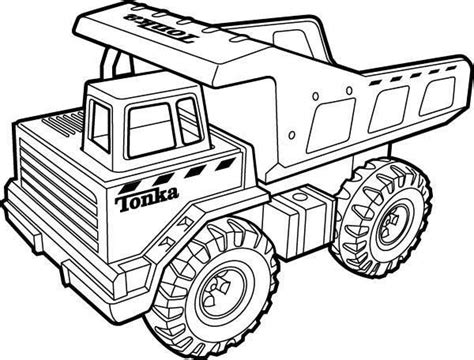 Tonka Truck Coloring Pages | Truck coloring pages, Monster truck coloring pages, Tractor ...