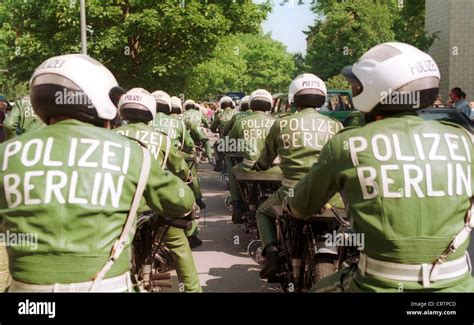 Policemen of the Berlin Police Stock Photo - Alamy