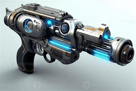 futuristic not lethal laser gun, illustration, 26317222 Stock Photo at Vecteezy