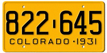 Colorado License Plates - LICENSEPLATES.TV