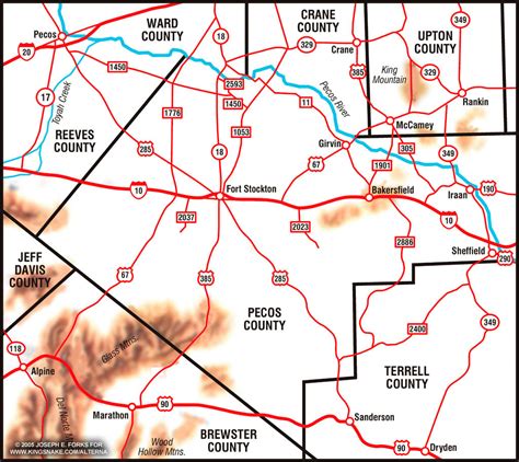 Pecos County Texas Map | Business Ideas 2013 - Pecos Texas Map - Printable Maps