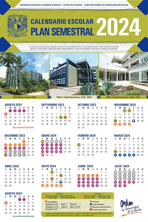 Calendario Escolar 2023 2024 Unam - Image to u