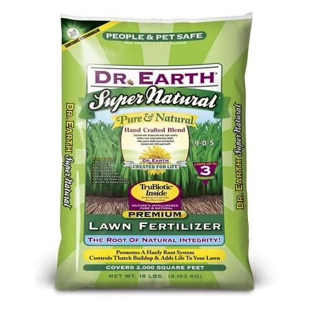 Dr. Earth Organic & Natural Super Natural Pelletized Lawn Fertilizer ...