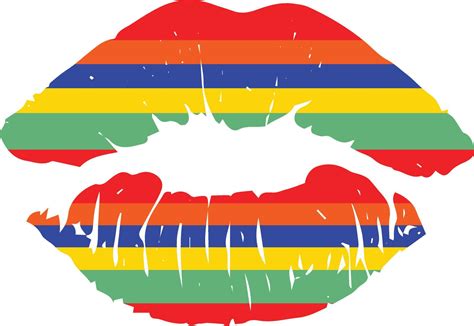 lips rainbow vector design 13335967 Vector Art at Vecteezy