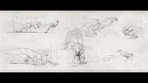 Allosaurus Concept Art | The isle Evrima - YouTube