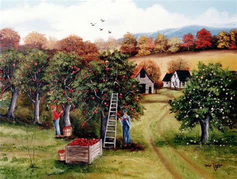 The Apple Orchard Painting by Arie Reinhardt Taylor - Pixels