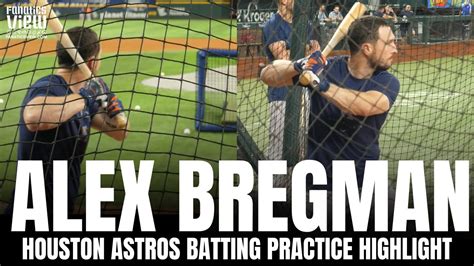 Alex Bregman Batting Practice Highlight From Hitter's Eye View ...