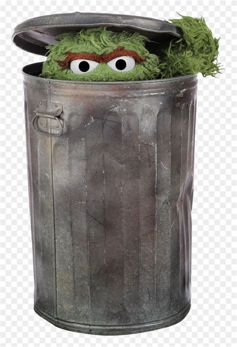 Trash Can Cartoon Png - Oscar The Grouch, Transparent Png - 761x1153(#156387) - PngFind