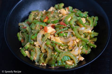 Ampalaya with Eggs - speedyrecipe.com