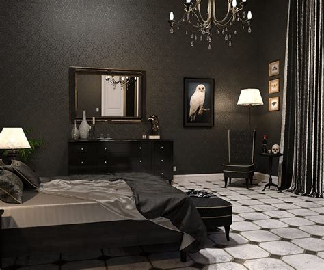 13 Gothic Bedroom Decor Ideas to Create a Sense of Mysticisim - Homenish