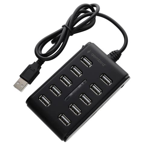 10 Port USB 2.0 HUB for PC Laptop with Over Current/Spike Protection 0.8m