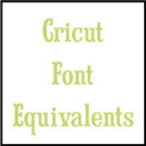 Cricut Cartridge Font Equivalents Silhouette Projects, Silhouette Cameo, Daisy Girl Scouts ...