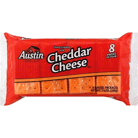 Austin Cheese Crackers, with Cheddar Cheese | Shop | Martins - Emerald