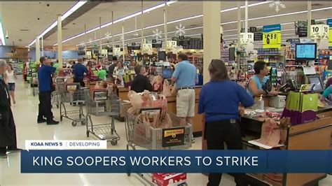 King Soopers employees to strike January 12