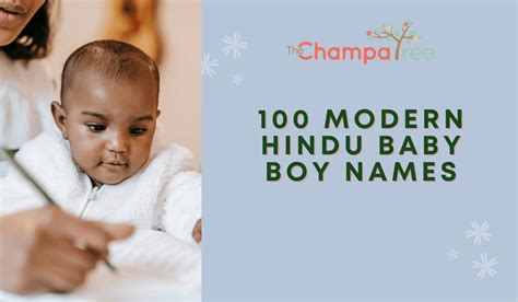 100 Modern Hindu Baby Boy Names - The Champa Tree