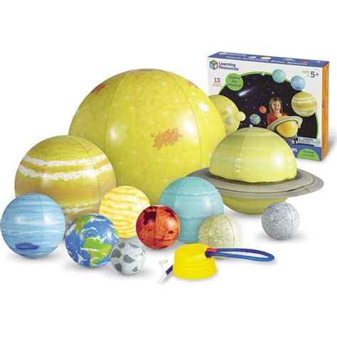 Learning Resources, LRNLER2434, Giant Inflatable Solar System Set, 12 ...