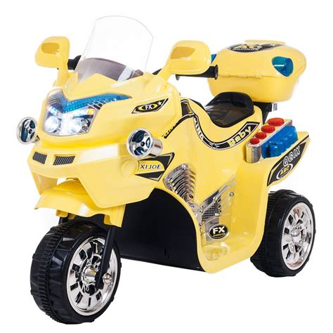 Ride on Toy, 3 Wheel Motorcycle for Kids, Battery Powered Ride On Toy by Lil' Rider - Ride on ...