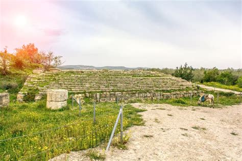 Herod the Great Palace in Sebastia, Samaria Stock Image - Image of augustus, famous: 139072323