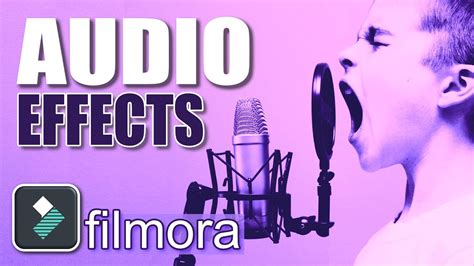 Filmora AUDIO Effects! | Filmora 9 Effects - YouTube