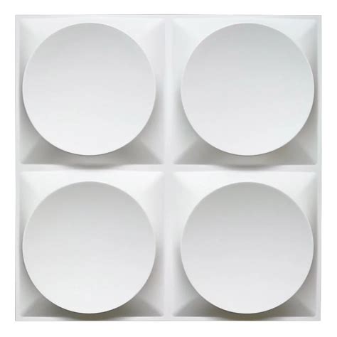 Art3dwallpanels 19.7-inch x 19.7-inch 3D Wall Panels PVC Crater Design ...