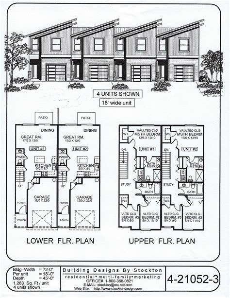 4 Unit Apartment Building Floor Plans | Viewfloor.co