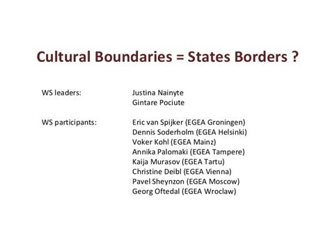 NBRC'09 ws:cultural boundaries