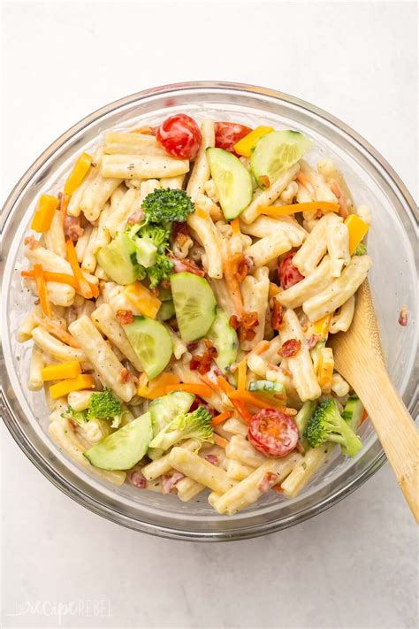 Bacon Ranch Pasta Salad - The Recipe Rebel