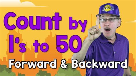 Count by 1's to 50 - Forward and Backward | Counting Song for Kids | Count to 50 | Jack Hartmann