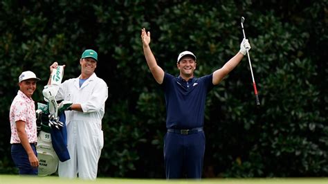 Incredible hole-in-one from Jon Rahm at a Masters practice round ...