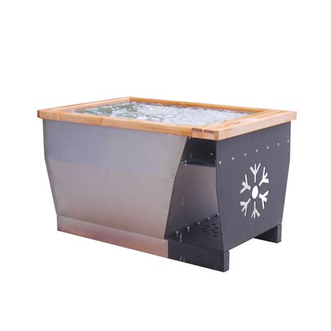 Cube Cold Plunge Tub 400 L with Cover - Shym Saunas