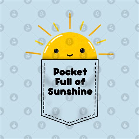 Pocket full of sunshine - Sun - Long Sleeve T-Shirt | TeePublic