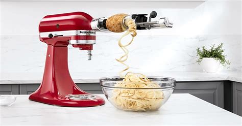 KitchenAid Spiralizer Attachment Only $49.99 Shipped (Comes w/ 4 Quick ...