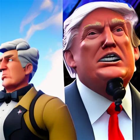 President Trump in Fortnite, Fortnite Skin, Gameplay | Stable Diffusion | OpenArt