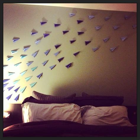 Paper Airplanes | Airplane room decor, Paper airplanes, Airplane wall art