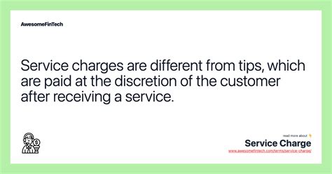 Service Charge | AwesomeFinTech Blog