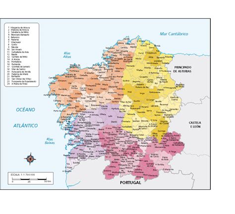 Galicia Archives - Bc Maps mapa vectorial eps