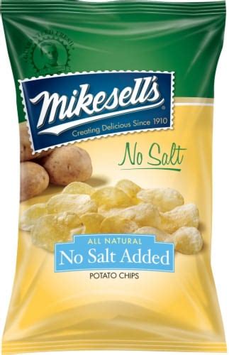 Mikesell's® No Salt Potato Chips, 9.5 oz - Fry’s Food Stores