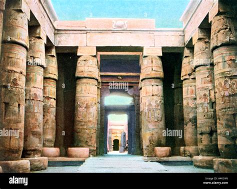 Temple of Khonsu, Karnak, Luxor, Egypt, 20th Century. Artist: Unknown ...