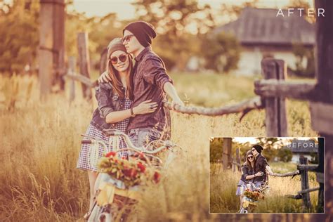 Download A Couple Is Standing In A Field With Flowers | Wallpapers.com