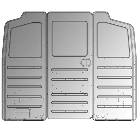 Solid Partition for Ford and GM Cargo Vans by Adrian Steel | U.S. Upfitters