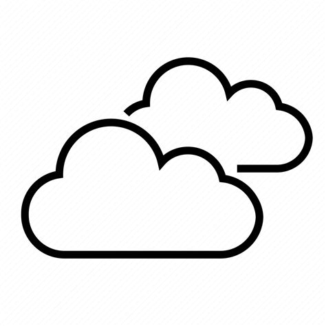 Clouds, cloudy, partly cloudy, weather forecast icon - Download on Iconfinder