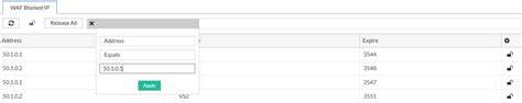 Blocked IP | FortiADC 7.1.0