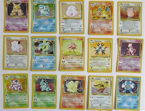 100 Original Vintage Pokémon Cards, 100% Real TCG Authentic Cards - Etsy