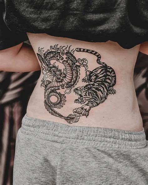 Dragon Tiger Tattoo | TattooDesign