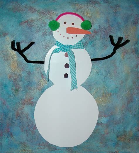 JolieArt: Art & Craft Tutorial for Kids - Snowman